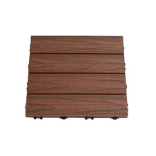HORTUS terrassefliser komposit 30x30 cm 4-pk. teak